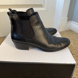 Sam Edelman Black ankle chelsea boots